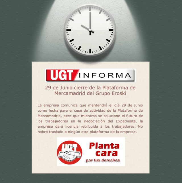 Cierre Eroski Mercamadrid