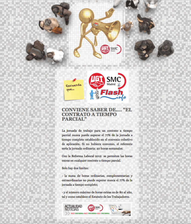 Contrato a tiempo parcial