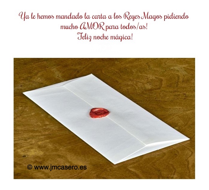 Ya hemos mandado la carta a los Reyes Magos