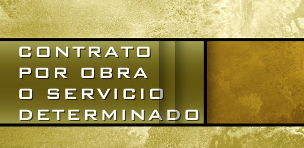 Contrato de Obra o Servicio