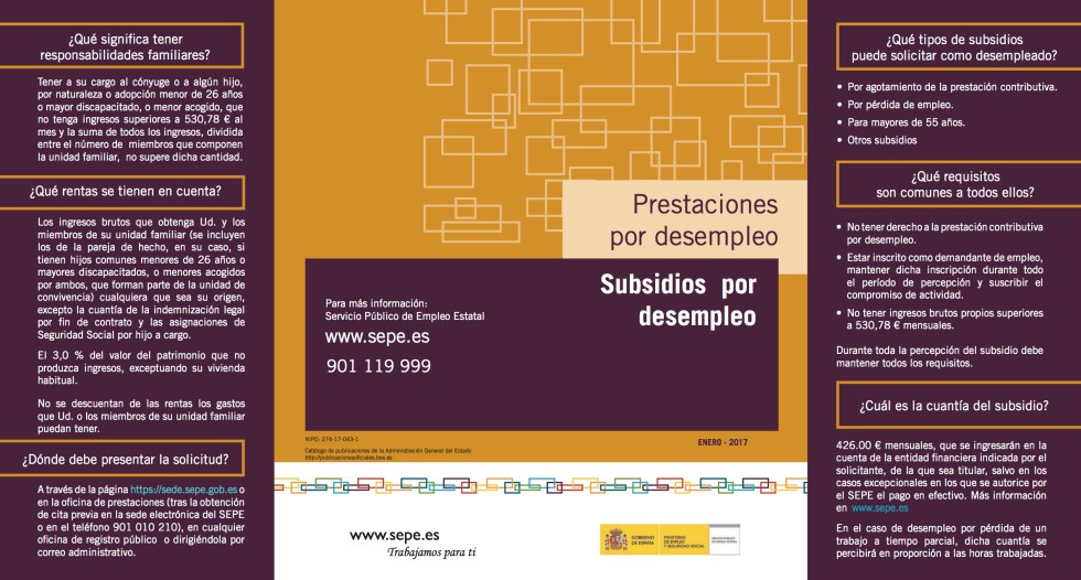 Prestaciones por desempleo