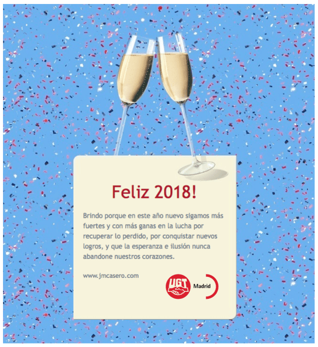 Feliz 2018 derechos que conquistar