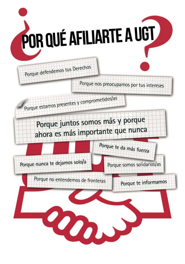 ¿Por qué afiliarse a UGT? compruébalo en esta estupenda Guía de Servicios para los Afiliad@s de UGT que ha realizado la federación de FeSP UGT Madrid.