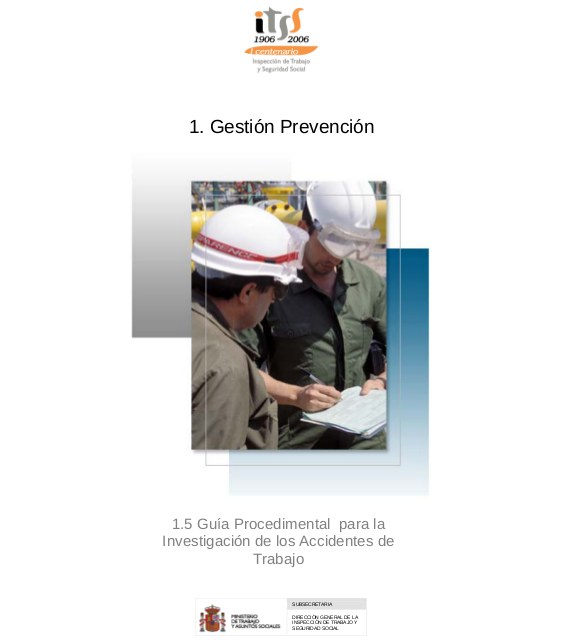 Guía de la Inspección de Trabajo para la Investigación de los Accidentes de Trabajo