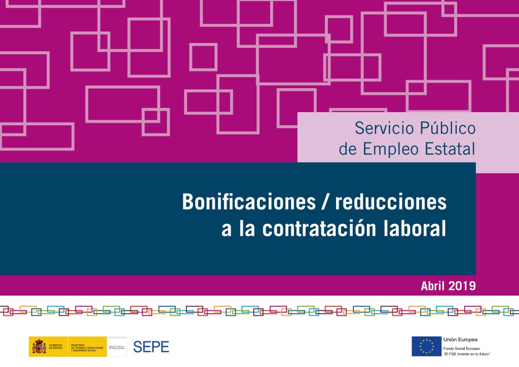 Guía de Bonificaciones / reducciones a la contratación laboral