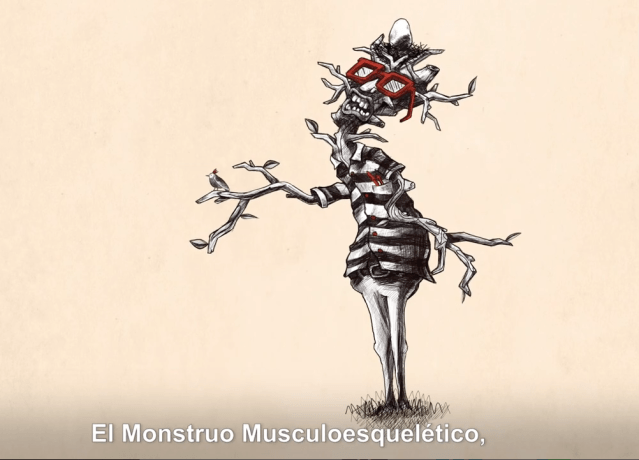 Los monstruos existen - Monstruo Músculo Esquelético