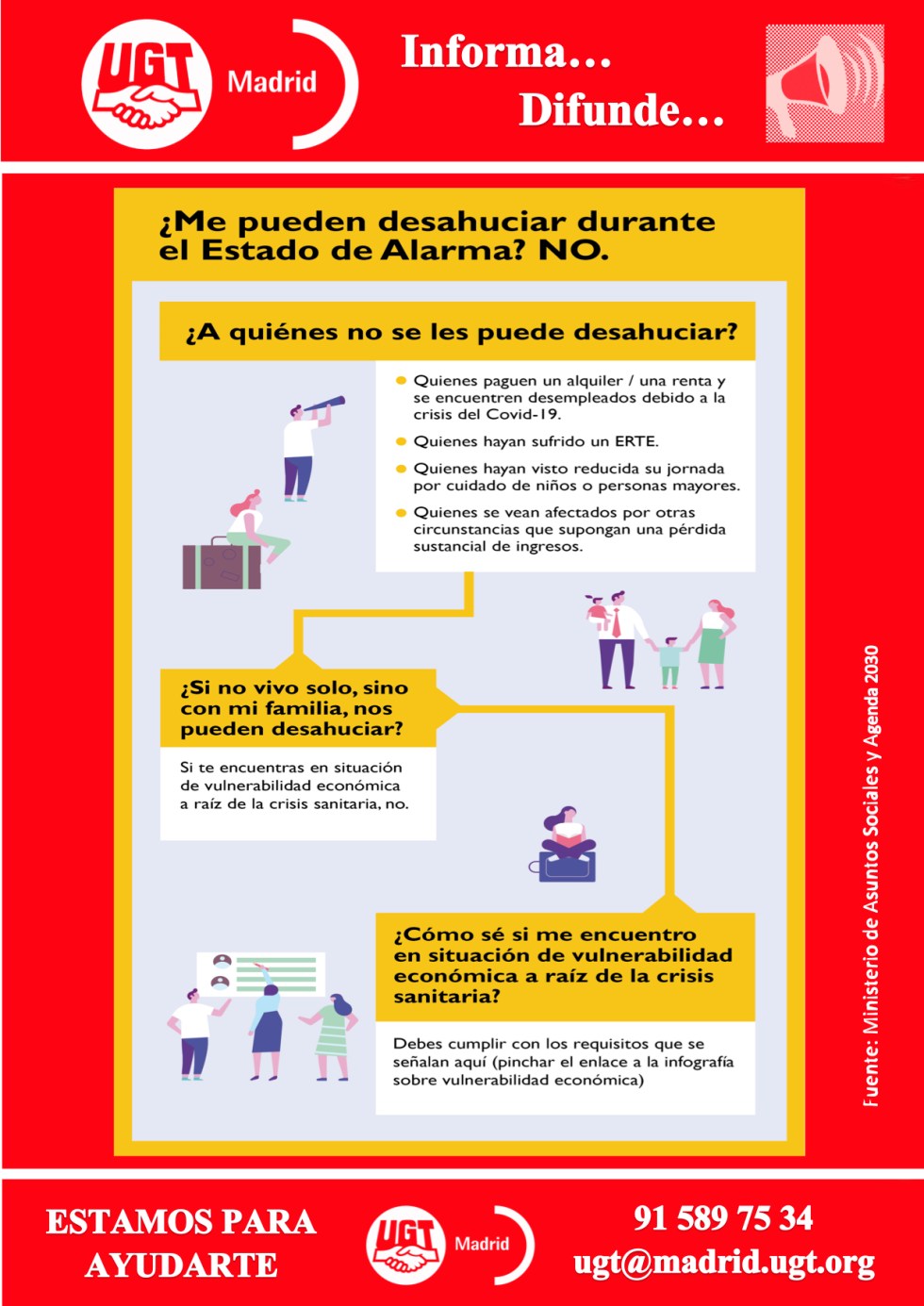 ¿Me pueden desahuciar durante el estado de alarma?