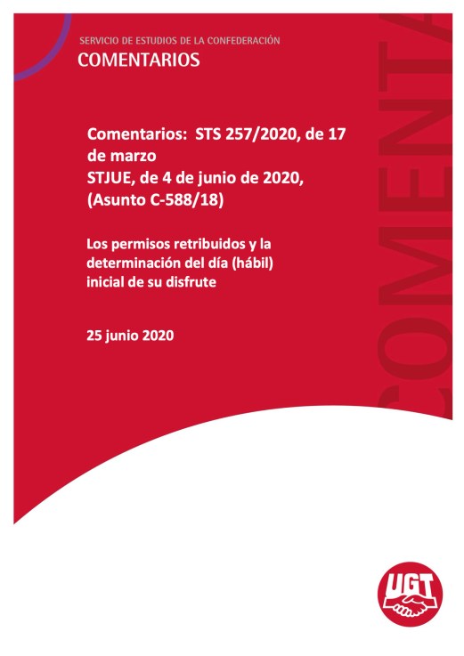 Los permisos retribuidos y la determinación del día (hábil) inicial de su disfrute