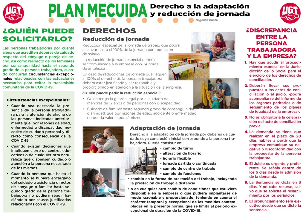 El Plan MECUIDA que permanecerá vigente hasta el 31 de enero de 2021.