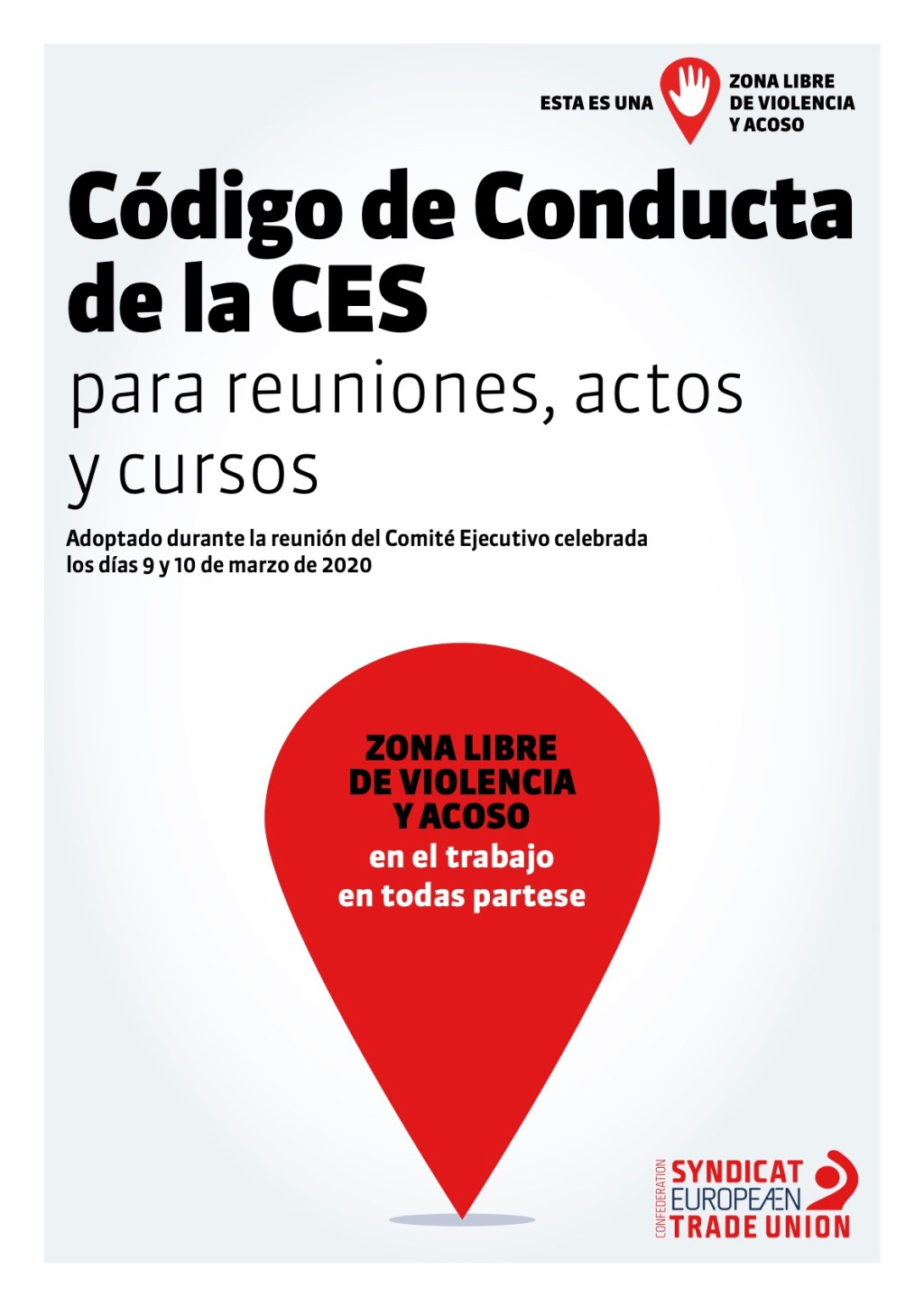 CÓDIGO DE CONDUCTA PARA REUNIONES, ACTOS Y CURSOS