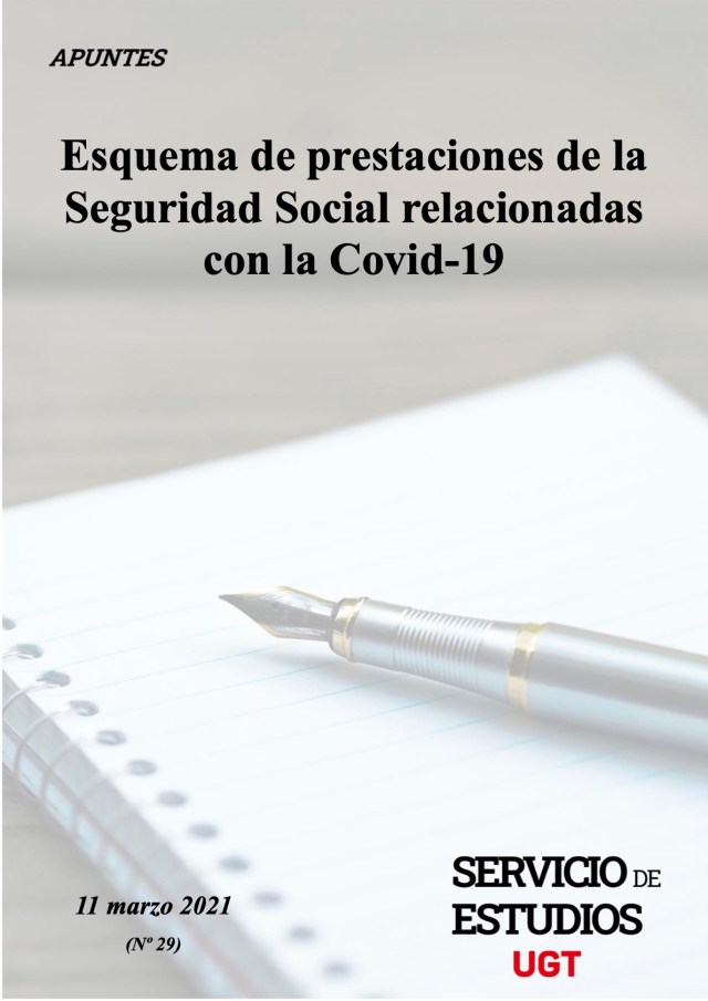 Esquema de prestaciones de la Seguridad Social relacionadas con la Covid-19