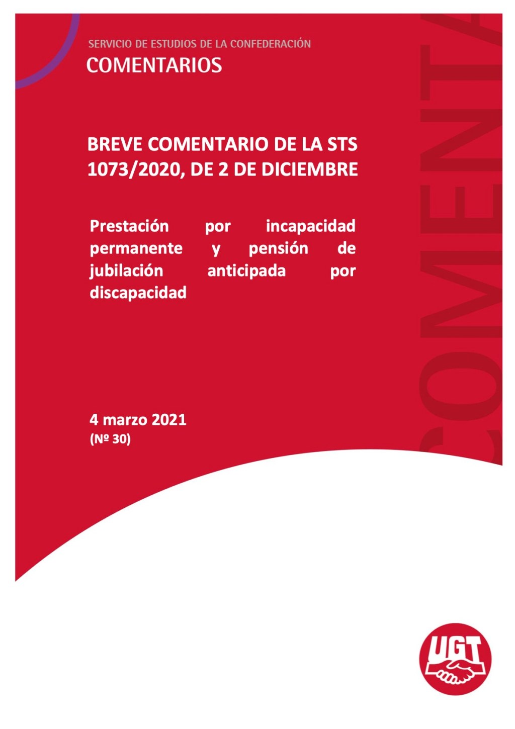 Incapacidad Permanente y Pensión Jubilación Anticipada por Discapacidad.​