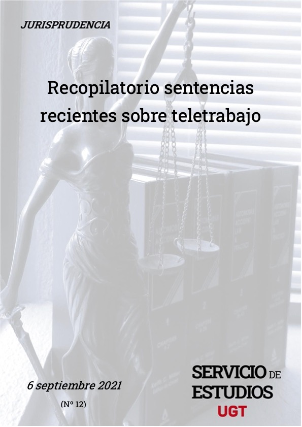 📌 📖RECOPILATORIO SENTENCIAS ⚖️ RECIENTES SOBRE TELETRABAJO