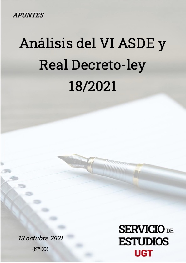 Análisis VI ASDE y RDL 18-2021