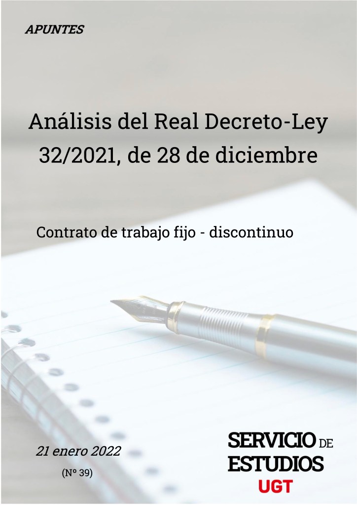 Contrato de trabajo fijo - discontinuo