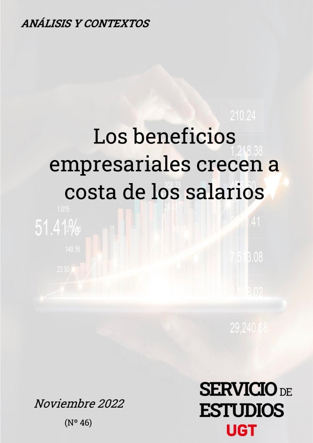 LOS BENEFICIOS EMPRESARIALES CRECEN A COSTA DE LOS SALARIOS