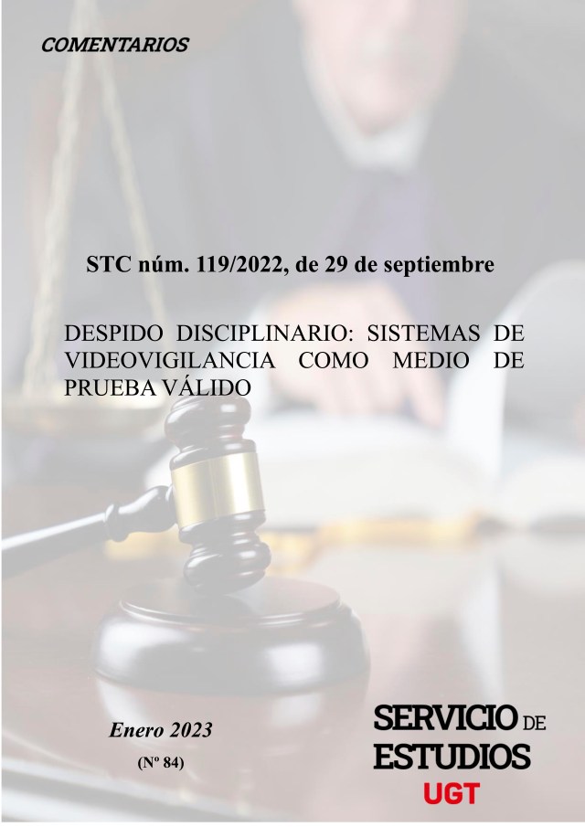 DESPIDO DISCIPLINARIO: SISTEMAS DE VIDEOVIGILANCIA COMO MEDIO DE PRUEBA VÁLIDO