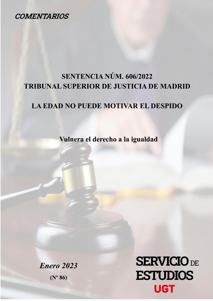 LA EDAD NO PUEDE MOTIVAR EL DESPIDO