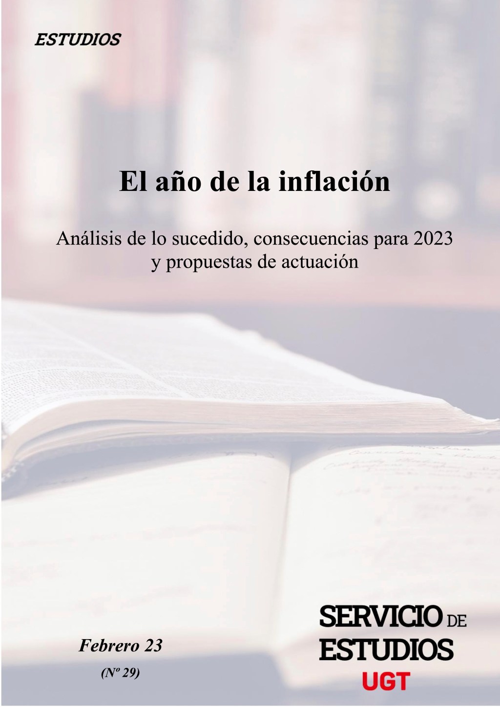 la inflación se ha convertido en uno de los principales problemas económicos de 2022, y continúa, aunque con ciertos signos de moderación, en 2023. El incremento desorbitado de los precios energéticos ha acabado por generalizarse al resto de bienes y servicios, convirtiéndose en un problema estructural del conjunto de la economía española que está teniendo un grave impacto para la situación socioeconómica de las personas trabajadoras. A este respecto, en el Estudio que os remitimos, elaborado por el Servicio de Estudios de la Confederación, se analiza detalladamente la evolución que ha seguido la inflación en el último año y algunos de sus aspectos definitorios más relevantes, como las tensiones en la oferta de algunos bienes y en el mercado energético (que en un primer momento presionaron al alza el precio de la energía), los efectos de segunda ronda generados por la ampliación de los beneficios empresariales y el aumento que, a raíz de ello, aún continúan mostrando los precios de algunos productos tan básicos como los alimentos. También se repasan las principales medidas que se han llevado hasta ahora para contener el avance de la inflación, evaluando su efecto, para concluir que, aunque algunas han tenido un impacto positivo, en general se trata de actuaciones poco eficientes para el objetivo con el que fueron planteadas. En este sentido, el documento hace hincapié en el perverso resultado que están teniendo la inflación y la falta de compromiso social de las empresas sobre las rentas salariales, haciendo que todo el peso de esta negativa circunstancia esté recayendo sobre la mayoría social trabajadora. En base a todo ello, el documento apunta una serie de reformas y actuaciones que deberían implementarse para incidir sobre las causas de las tensiones inflacionistas, que en buena medida tienen que ver con la dinámica especulativa de ciertos mercados que poseen poca competencia, con el objetivo de contener su avance y restituir todo el perjuicio generado sobre el poder adquisitivo de la clase trabajadora.