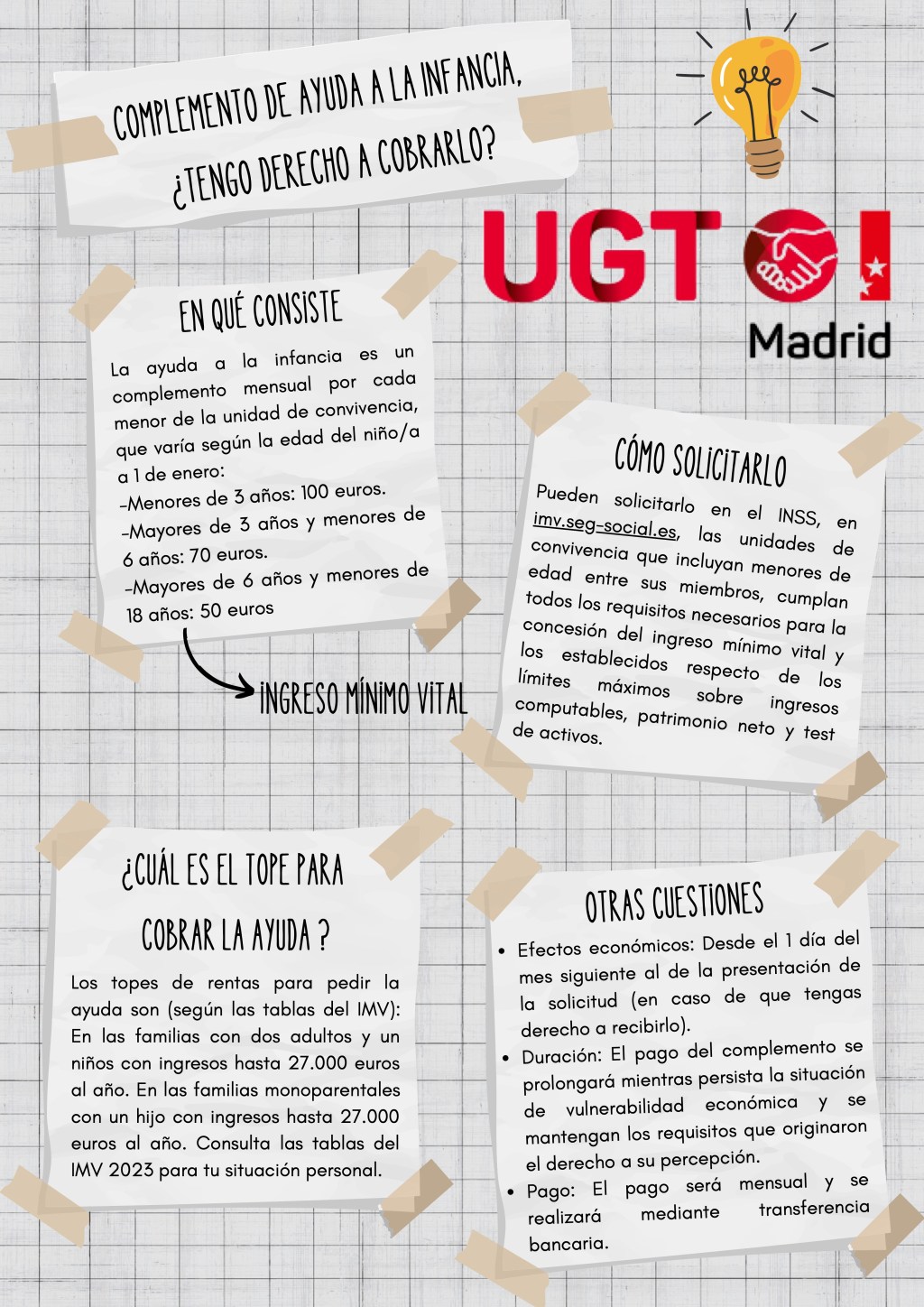 COMPLEMENTO DE AYUDA A LA INFANCIA, ¿TENGO DERECHO A COBRARLO?