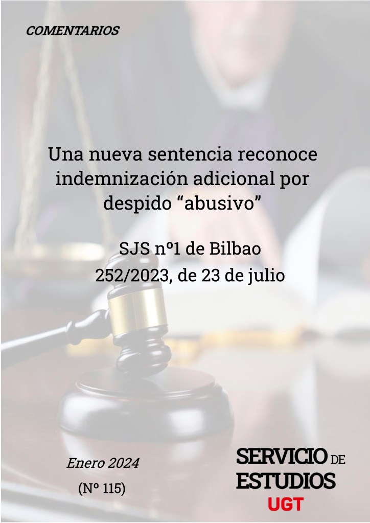 INDEMNIZACIÓN ADICIONAL POR DESPIDO ABUSIVO