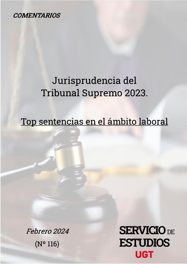 Jurisprudencia del Tribunal Supremo 2023. Top sentencias en el ámbito laboral