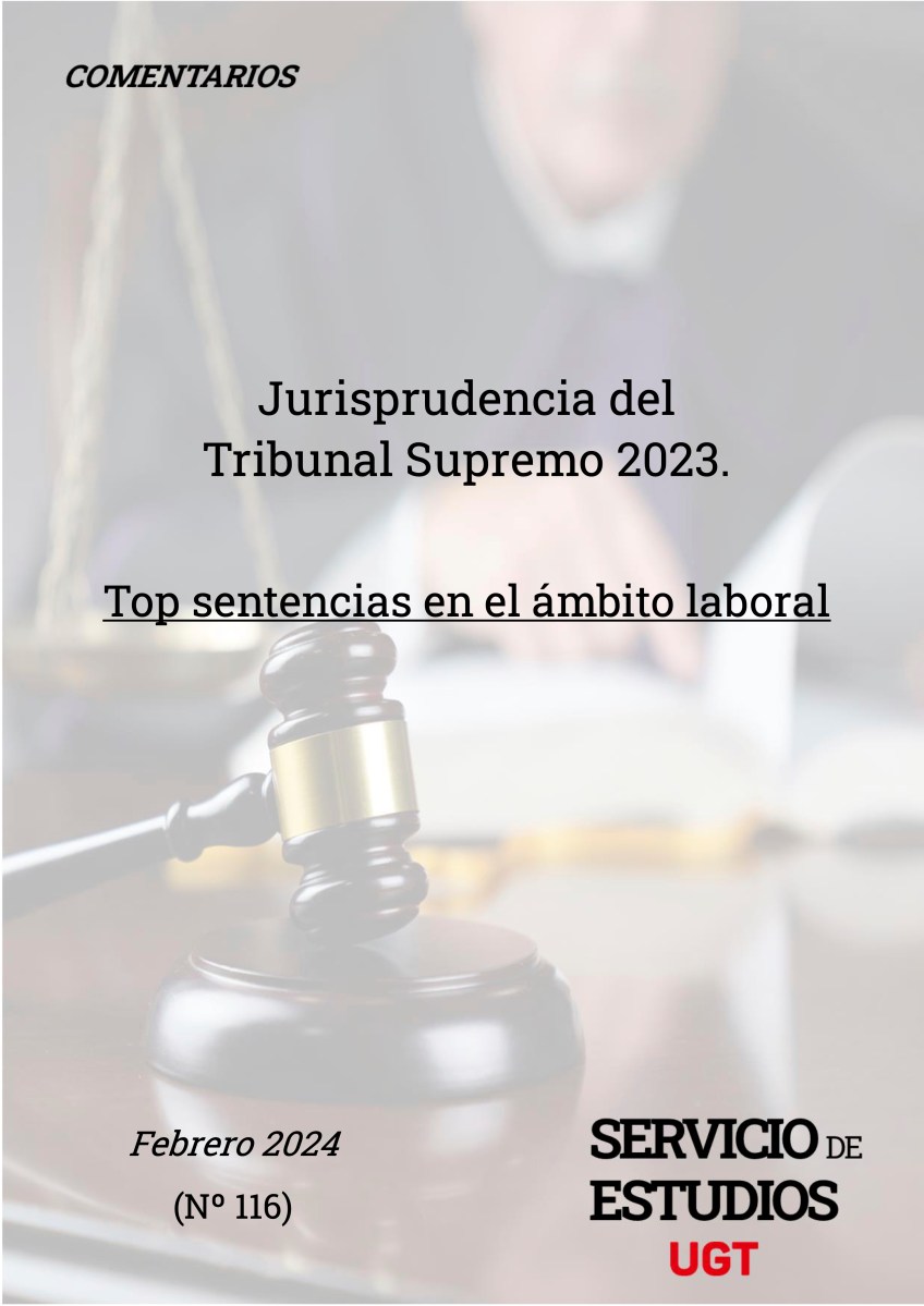 Jurisprudencia del Tribunal Supremo 2023. – Plaza Sindical