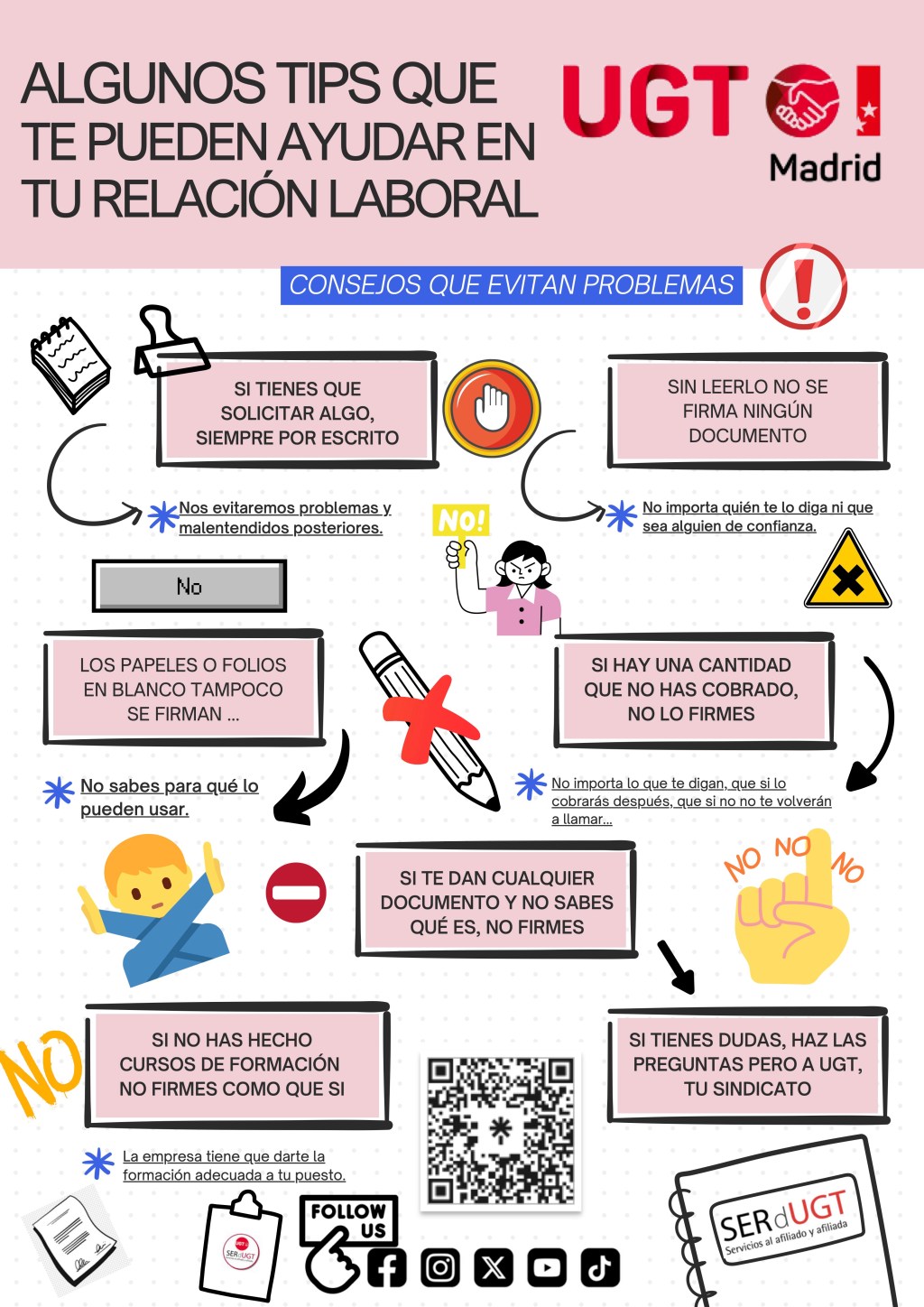 ALGUNOS TIPS QUE TE PUEDEN AYUDAR EN TU RELACIÓN LABORAL. CONSEJOS QUE EVITAN PROBLEMAS.