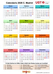 Calendario Laboral Comunidad De Madrid 2026 GECAD Calendario Laboral Comunidad De Madrid 2026 GECAD
